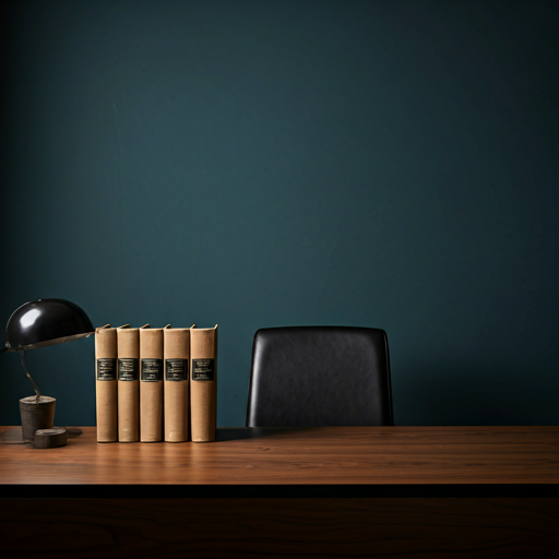 Ambiente profissional de escritório de advocacia